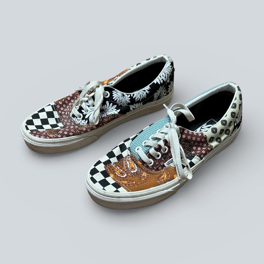 Vans Era Tiger Patchwork Sneakers - Picture 1 of 5